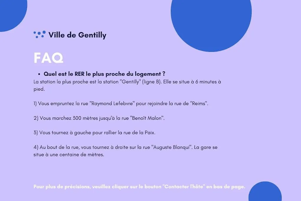Appartement Cosy Au Calme, Proche De Paris Et Du Rer B Gentilly